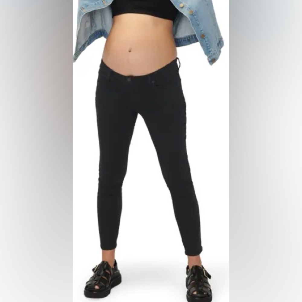 Hatch Black Skinny Jeans Size 27